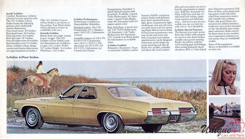 1971 Buick All Models Car Brochure Page 8
